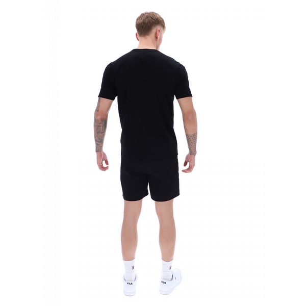 FILA MENS YAXLEY 2 PREMIUM ESSENTIAL TEE BLACK