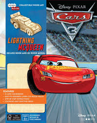 IncrediBuilds: Disney Pixar Cars 3: Lightning McQueen 3D Wood Model and Book