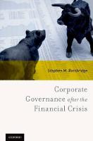 Corporate Governance after the Financial Crisis (PDF eBook)
