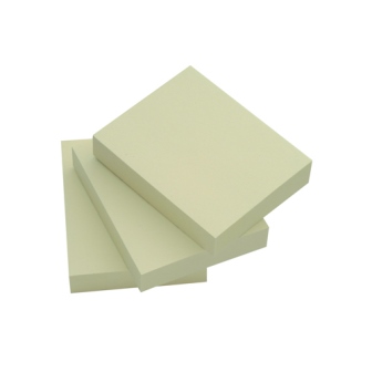 Q-Connect Quick Note Repositionable Pad 38x51mm Yellow KF10500 Pack of 12