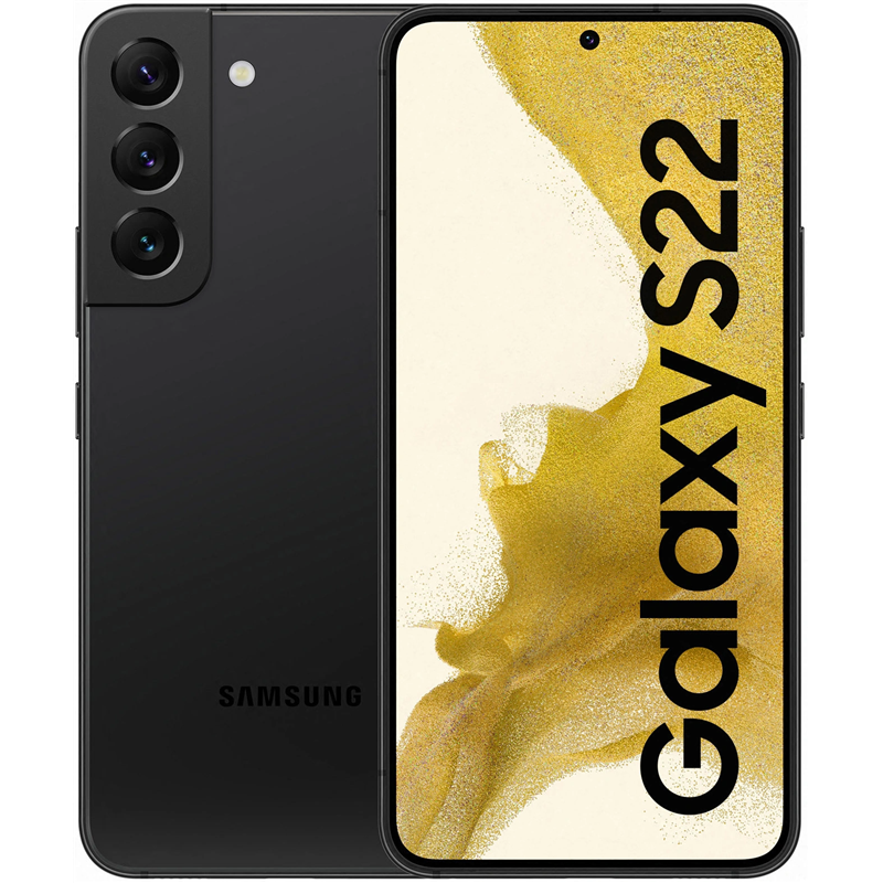 Samsung - Galaxy S22 5G 128GB - Black (Enterprise)
