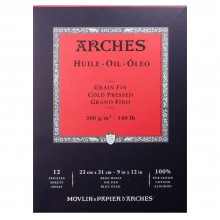 Arches: Huile: Oil Painting Paper: Pad: 9x12in: 300gsm: Fine