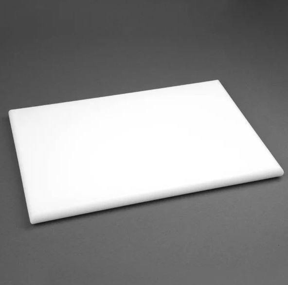 Hygiplas Extra Thick High Density White Chopping Board Standard Standard - 25(H) x 450(W) x 300(L)mm